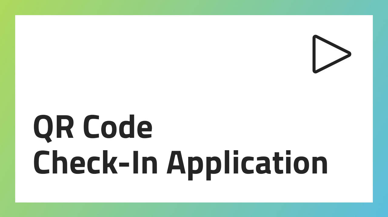 Using Our QR Code Check-In Application